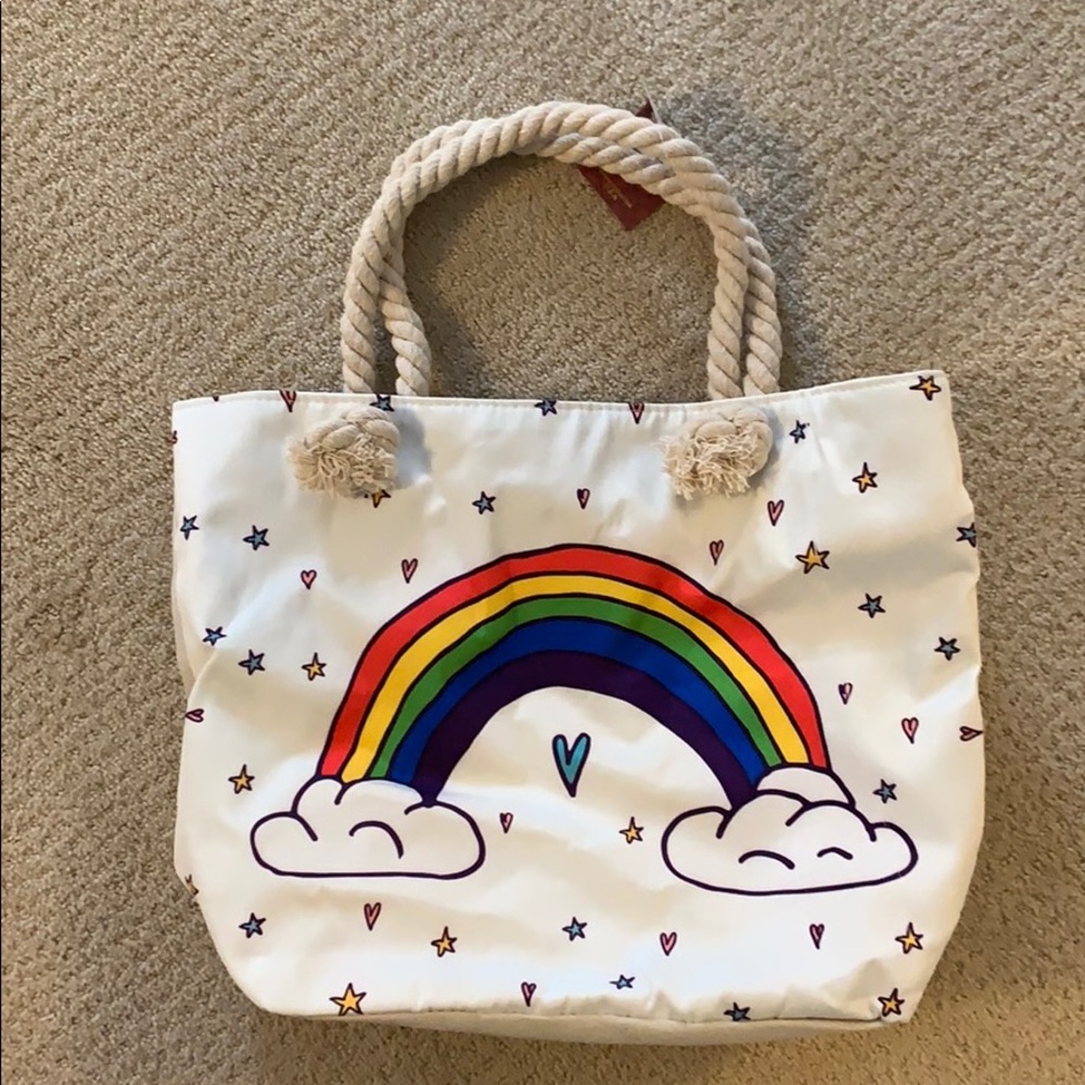 Rainbow tote